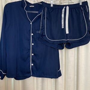 Navy bridesmaid pajamas